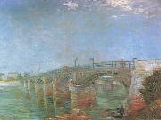 Vincent Van Gogh The Seine Bridge at Asnieres (nn04) oil painting